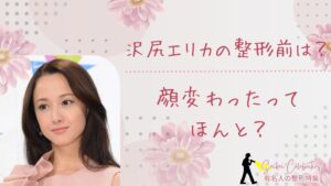 沢尻エリカの整形前は？顔変わったのか画像比較で検証！