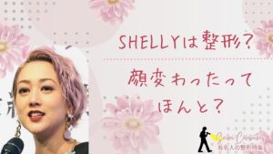 SHELLYは整形してる?顔変わったのか画像比較で検証!